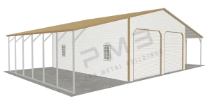 Pro Metal Continuous Roof-Line Barn