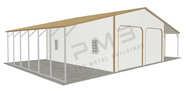 Pro Metal Continuous Roof-Line Barn