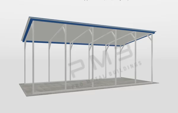 Metal Lean-To Carport Cover - Image 3