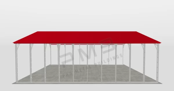 XL Clearspan Metal Carport Cover - Image 2