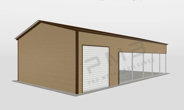 Metal Carport & Storage Combo - Image 4