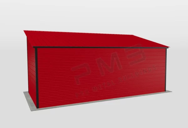 Metal Single Slope Loafing Shed - Image 2