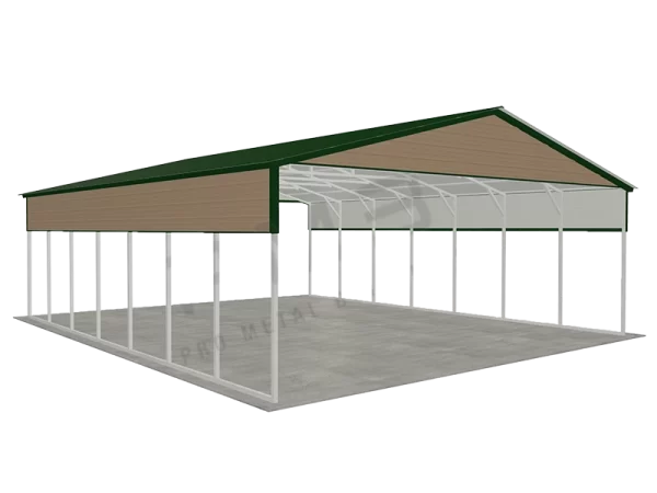 Triple Wide Metal Carport