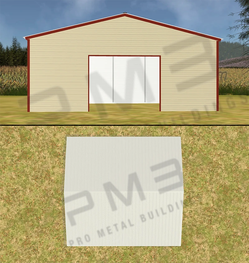 A-frame vertical roof style