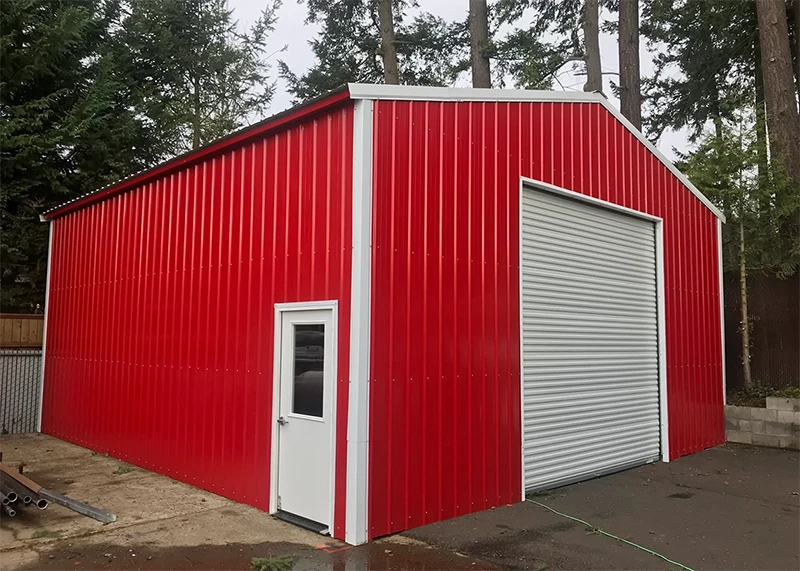 All-vertical A-frame roof style