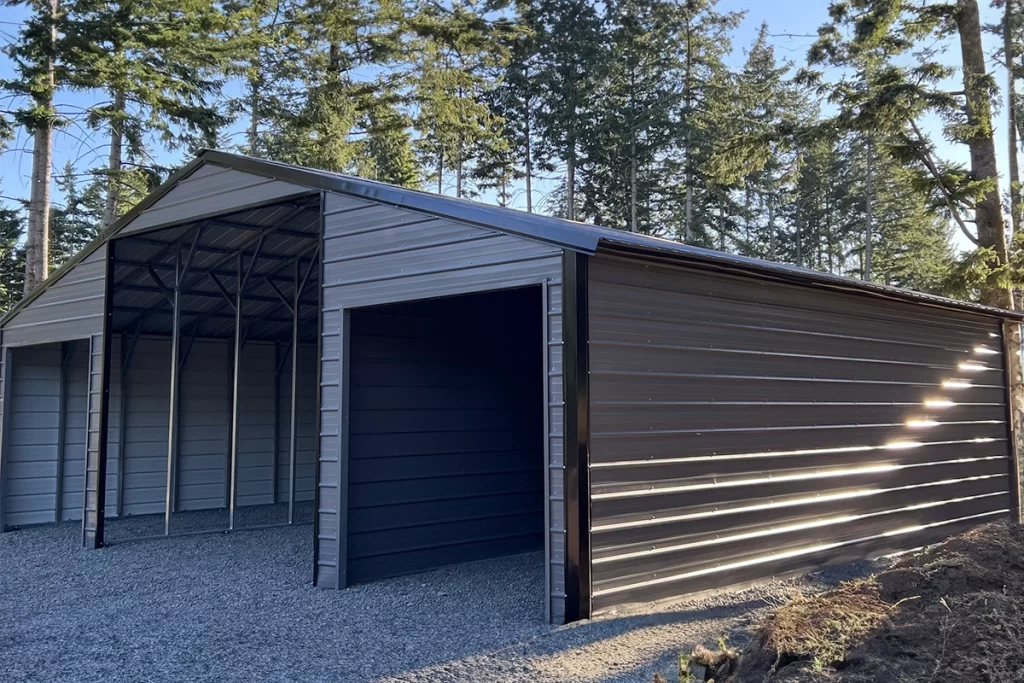Three door barn