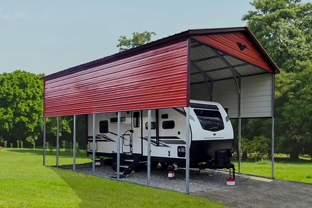 RV Cover with half sides