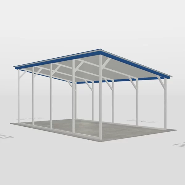 Pro Metal Buildings Single Slope Carport