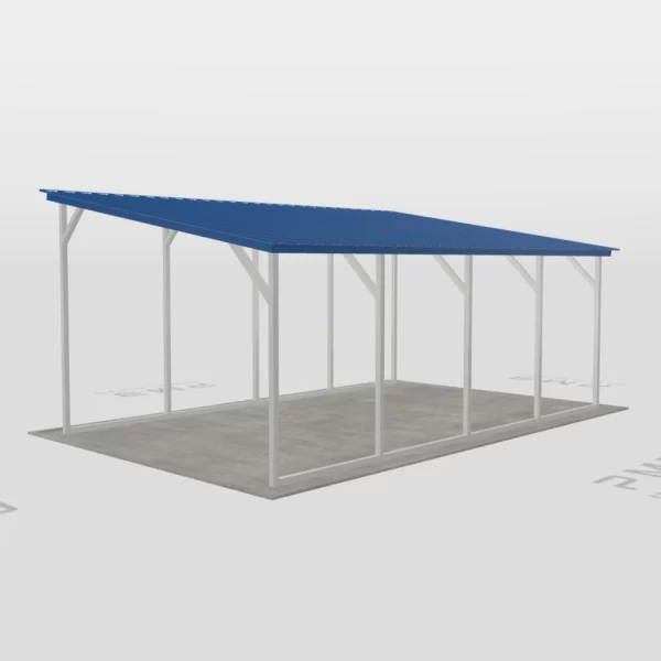 Pro Metal Buildings Single Slope Carport