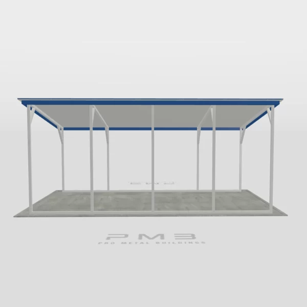 Pro Metal Buildings Single Slope Carport