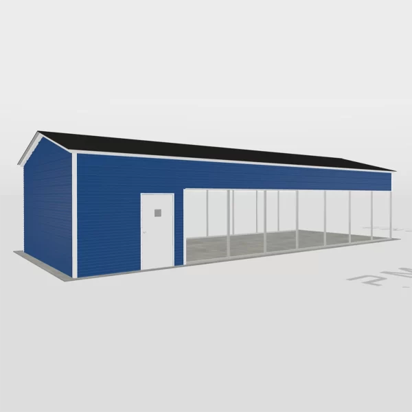 Pro Metal Buildings Utility Carport and Storage Combo