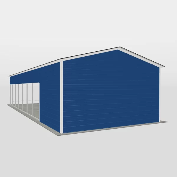 Pro Metal Buildings Utility Carport and Storage Combo