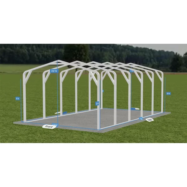 Standard Metal Carport Installation In Florida - Image 5