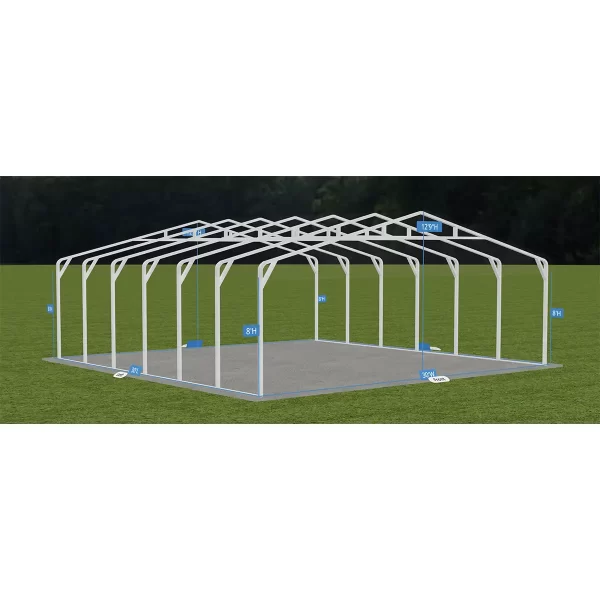 Triple-Wide Metal Carport Installation In Colorado - Image 6