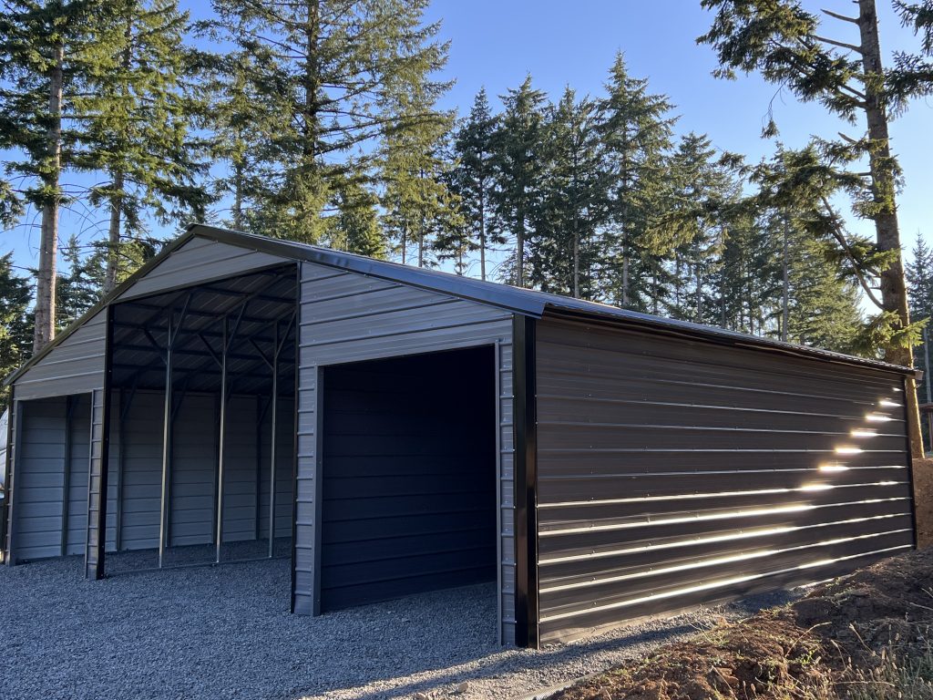 Continuous Roofline Metal Barn or Barndominium