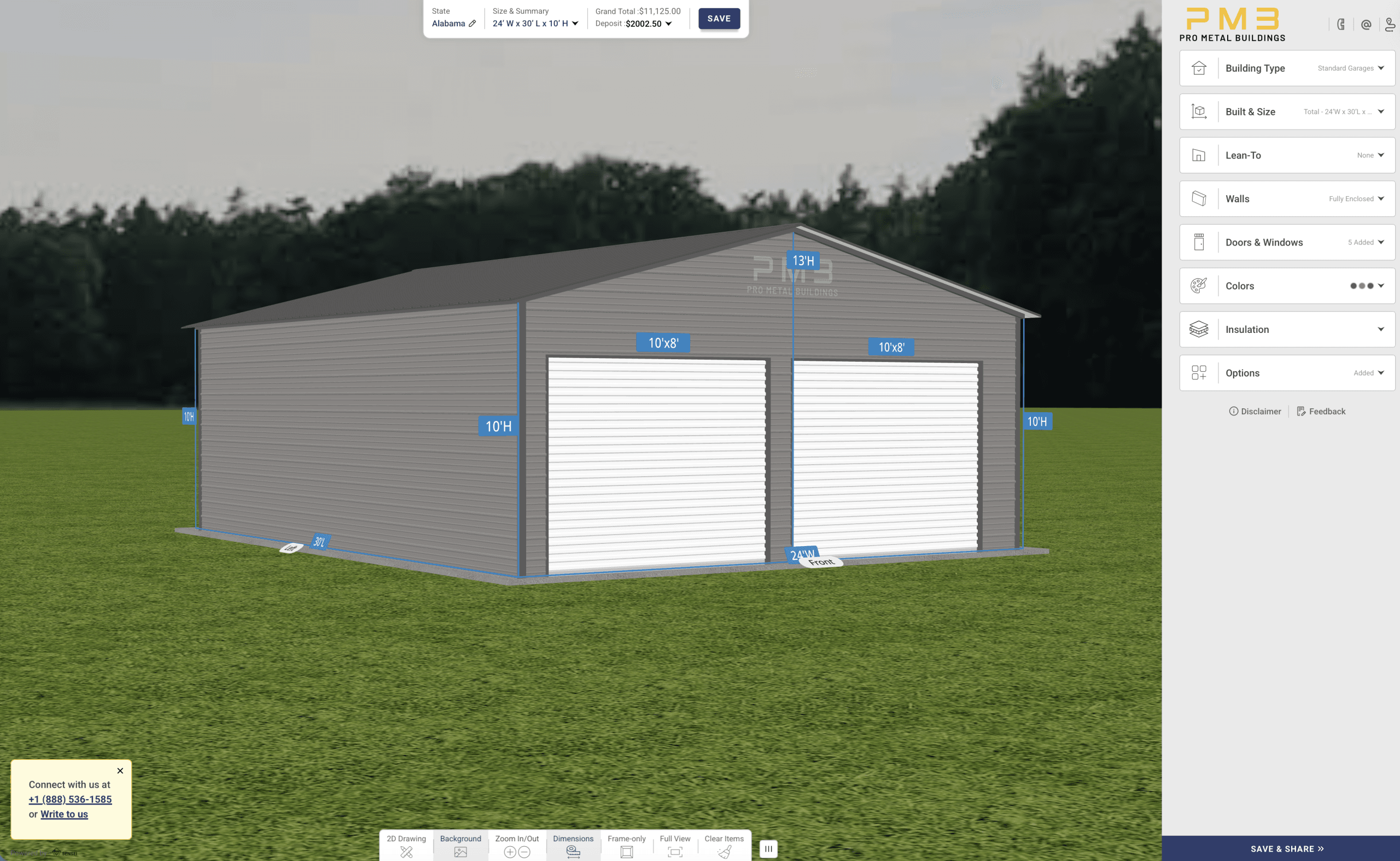 New 3D builder for Pro Metal Buildings
