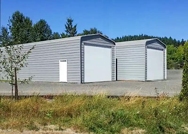 Pro Metal Buildings Two RV Garages