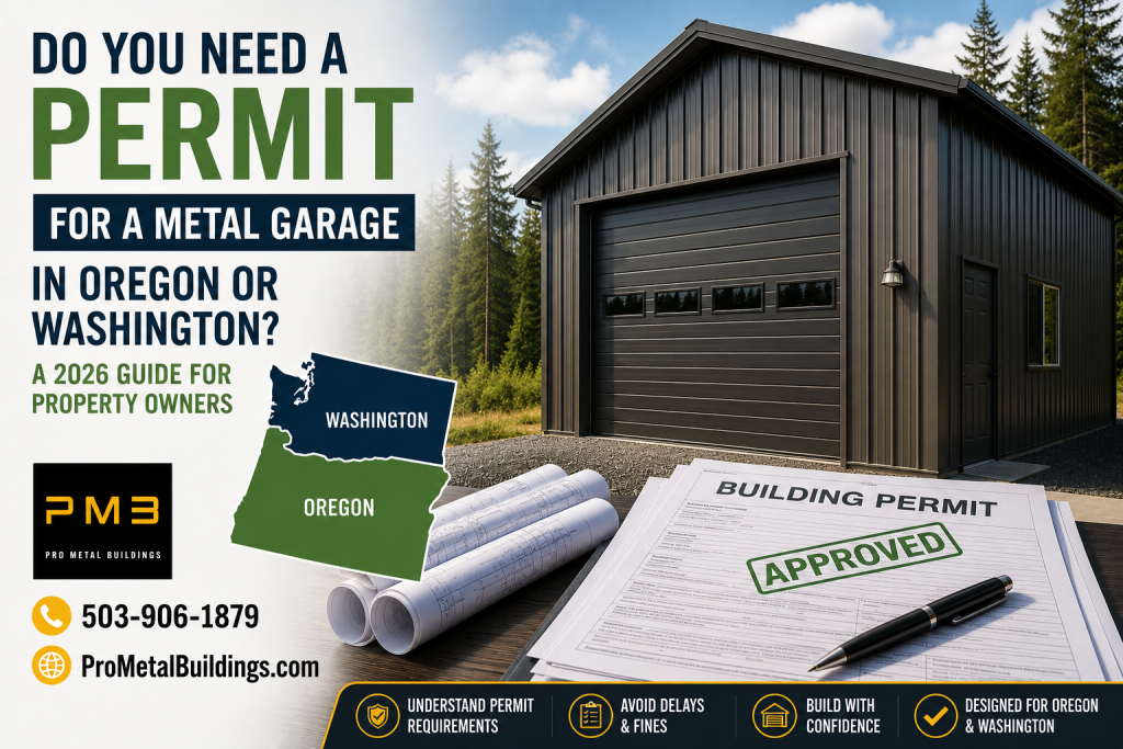 Do You Need a Permit for a Metal Garage in Oregon or Washington? (2026 Guide)